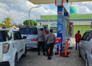 Polsek Labuapi Pantau SPBU Pastikan Distribusi BBM Aman