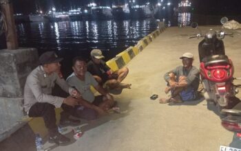 Polsek Kawasan Pelabuhan Laut Bima Gelar Patroli Blue Light Cipkon, Antisipasi Gangguan Kamtibmas