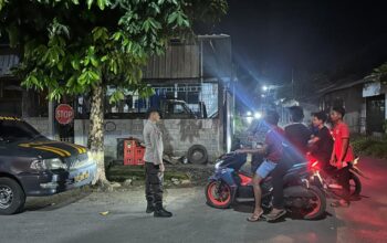 Polsek Kuripan Jaga Kamtibmas Melalui Patroli KRYD Malam