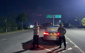 Polsek Kediri Optimalkan Keamanan Jalur Bypass BIL