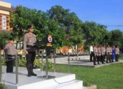 Kapolres Lombok Utara Pimpin Upacara Pelantikan Kasat Lantas Baru