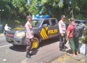 Pastikan Wisatawan Aman, Polsek Batulayar Sisir Titik Rawan di Pura Batubolong Guna Antisipasi Curanmor