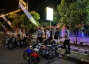 Sat Samapta Polres Bima Kota Bubarkan Balap Liar dan Gelar Patroli Dialogis dengan Club Motor