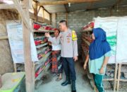 Dukung Keyahanan Pangan, Bhabinkamtibmas Desa Bagik Papan Cek Peternakan Burung Puyuh