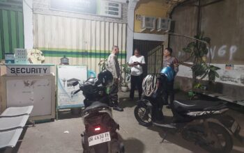 Patroli Dini Hari, SPKT I Polsek Pringgarata Sambangi Objek Vital Pegadaian