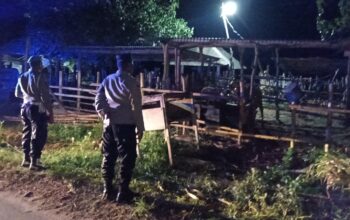 Jaga Kamtibmas, Polsek Sekotong Patroli Kandang Ternak Dini Hari