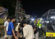 PATROLI DIALOGIS MALAM HARI, POLRES DOMPU AJAK REMAJA HINDARI PERGAULAN BEBAS DAN AKTIVITAS YANG BERPOTENSI MENGGANGGU KAMTIBMAS