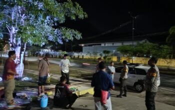 Polsek Rasanae Barat Gelar Patroli Strong Point, Antisipasi Gangguan dan Kerawanan Kamtibmas