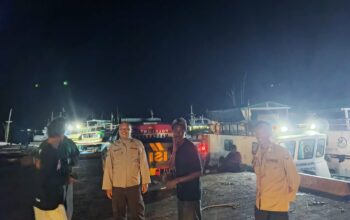Patroli Blue Light Polsek Langgudu Sasar Titik Rawan Gangguan Kamtibmas di Tiga Desa