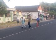 Kapolsek Masbagik Pimpin Giat Rawan Pagi Di Smpn 1 Masbagik, Wujudkan Kamtibmas Dan Kelancaran Lalu Lintas