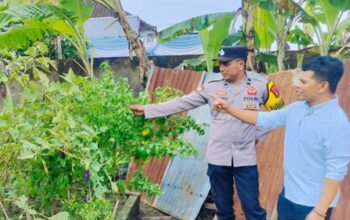 Bhabinkamtibmas Bajur Ajak Warga Manfaatkan Lahan Pekarangan