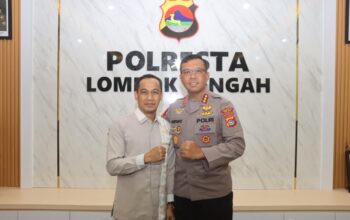 Sinergi Forkopimda, Kapolresta Loteng Terima Kunjungan Ketua DPRD Kabupaten Lombok Tengah