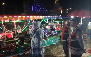 Polisi Sambangi Pasar dan Wisata, Imbau Pedagang Waspada Premanisme dan Utamakan Keselamatan Wahana