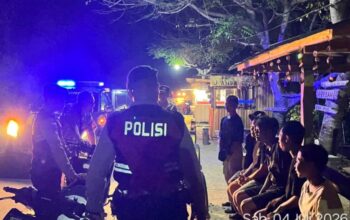 Polsek Sekotong Intensifkan Patroli Malam Antisipasi Kejahatan 3C