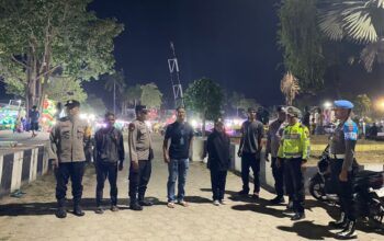 Patroli Strong Point Malam Minggu, Polres Bima Kota Gencarkan Cooling System dan Himbauan Kamtibmas