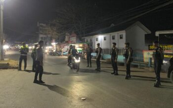 Cegah Aksi Balapan Liar dan Kasus 3C Serta Kejahatan Jalanan Lainnya, Piket Gabungan Fungsi Polres Bima Kabupaten Gelar Patroli KRYD Malam Hari