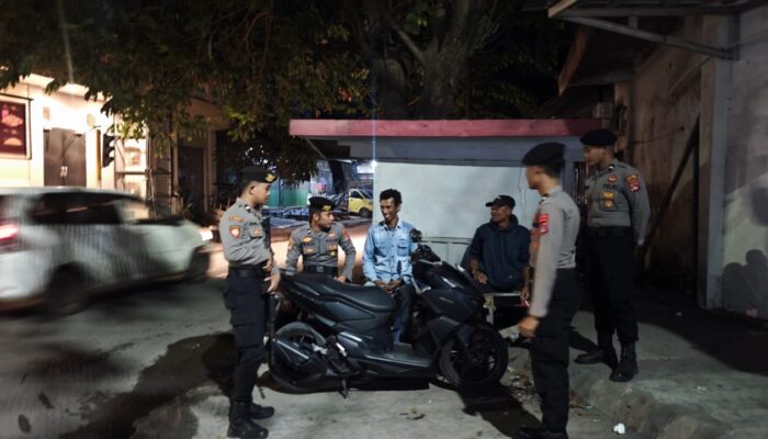 Patroli Blue Light Pleton I Sat Samapta Polres Bima Kota Ciptakan Rasa Aman di Tengah Masyarakat