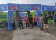 Polsek Pemenang Amankan Pertandingan Liga 4 Piala Bupati 2026 di GOR Mini Pemenang