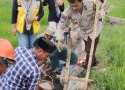 BKTM Polsek Monta Hadir Sosialisasi Program Percepatan Peningkatan Tata Guna Air Irigasi (P3-TGAI) di Desa Binaannya