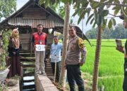 Bhabinkamtibmas Kandai Dua Dampingi Pengecekan Lokasi Pembangunan Irigasi, Dukung Produktivitas Pertanian