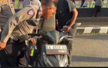 Gerak-Gerik Mencurigakan Saat Razia Kendaraan, Pemuda di Kota Bima Kedapatan Kantongi Diduga Shabu