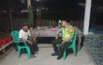 Patroli Dialogis Polsek Brang Rea Edukasi Warga Waspada TPPO dan Rabies, Ciptakan Kamtibmas Kondusif