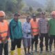 Bhabinkamtibmas Polsek Woha Hadiri peletakan batu pertama program percepatan peningkatan Tata Guna Air Irigasi (P3-TGAI).