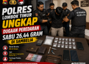 Polres Lombok Timur Ungkap Dugaan Peredaran Sabu 26,44 Gram di Sambelia