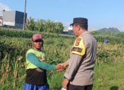 Dukung Ketahanan Pangan, Polsek Labuapi Turun Tangan Dampingi Petani di Desa Karang Bongkot