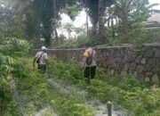 Bhabinkamtibmas Desa Kesik Cek Lahan Ketahanan Pangan Bergizi, Dorong Produktivitas Warga