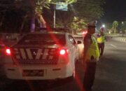 Jaga Jalur Utama Tetap Kondusif, Satlantas Polres Lombok Barat Gencarkan Patroli Dini Hari di Bypass BIL