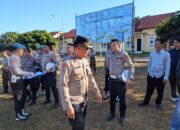 Tingkatkan Kedisiplinan Personel, Wakapolres Sumbawa Barat Pimpin Langsung Pemeriksaan Sikap Tampang dan Kerapian