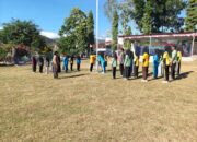 Persiapan HUT RI ke-81, Bhabinkamtibmas Polsubsektor Lantung Berikan Pelatihan Intensif kepada Anggota Paskibraka