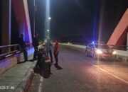Cegah Potensi Kriminalitas Malam Hari, Polsek Labuhan Badas Gelar Patroli Blue Light di Jalur Samota dan Objek Vital