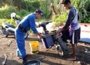 Sat Polairud Polres Dompu Berikan Pelayanan dan Pengamanan Aktivitas Masyarakat di Perairan Calabai