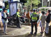 Sat Lantas Polres Dompu Gelar Blue Light Patrol dan Strong Point Malam