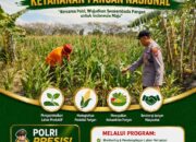 Bhabinkamtibmas Desa Margorejo Dampingi Petani Olah Lahan Pertanian
