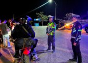 Mencegah Aksi Balapan Liar dan Cegah Potensi Kejahatan Jalanan, Piket Pamapta Polres Bima Kabupaten Optimalkan Patroli KRYD