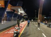 Jaga Keamanan Kawasan Bandara SMS Bima Polsek KP3 Polres Bima Kabupaten Intensifkan Patroli Malam Hari
