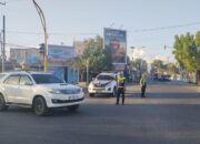 Pelayanan Prima, Satlantas Polres Bima Kabupaten Gelar Rawan Pagi di Jam Sibuk