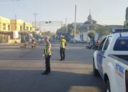 Pelayanan Prima, Satlantas Polres Bima Kabupaten Gelar Rawan Pagi di Jam Sibuk