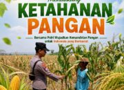 Mendukung Program Ketahanan Pangan Nasional Anggota Bhabinkamtibmas Polsek Senori Polresta Tuban Monitoring Tanaman Jagung Warga Desa Leran