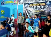 Amankan Final dan Penutupan Turnamen Badminton Alas Cup II, Personil Polsek Alas Pastikan Berjalan Lancar