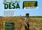 Dukung Astacita, Polsek Jatirogo Cek Lahan Jagung Warga