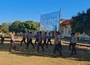 Tingkatkan Kesiapsiagaan, Kasat Samapta Polres Sumbawa Barat Pimpin Pengarahan dan Latihan Dalmas