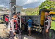 Pastikan Keamanan Objek Vital, Sat Samapta Poores Sumbawa Barat Patroli di SPBU Tanamira