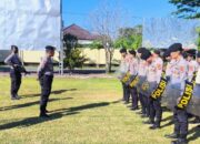 Tingkatkan Kesiapsiagaan, Sat Samapta Polres Sumbawa Barat Gelar Latihan Dalmas