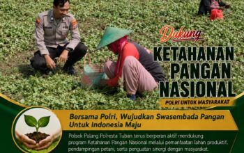Dukung Astacita, Polsek Palang Polresta Tuban Pantau Langsung Lahan Jagung milik warga Desa Ketambul
