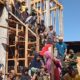 Polsek Pekat Bersama TNI dan Masyarakat Gotong Royong Bangun Masjid At-Taqwa
