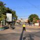Sat Lantas Polres Dompu Gelar Strong Point Pagi, Pastikan Arus Lalu Lintas Lancar dan Aman